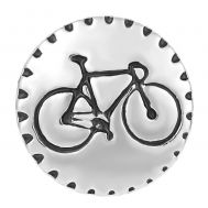 Bijuterie Buton Interschimbabil | Bicicleta Sport Pictata | Fashion | Metal si email