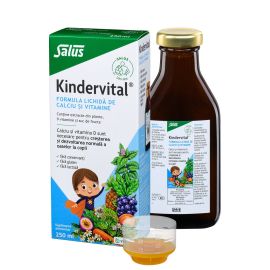  Formula lichida de calciu si vitamine Kindervital®, 250 ml, Salus, fig. 1 